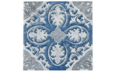 NPT Marblestone Blue Gray Pattern Pool Tile 6" x 6"