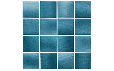 NPT Maui Teal Porcelain Pool Tile 3" x 3"