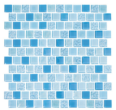 NPT Seascape Breeze Glass Pool Tile 1" x 1"