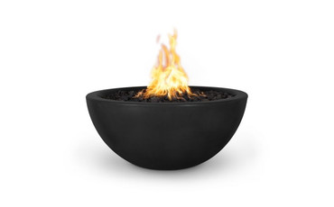 38" Black NG Luna Fire Bowl