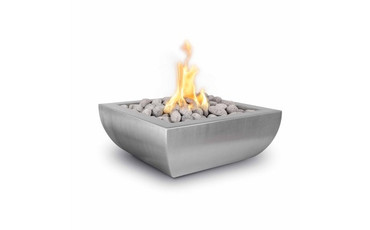 36" Stainless Steel Match Lit Avalon Natural Gas Fire Bowl