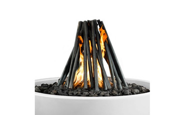 18" Solid Steel Logs
