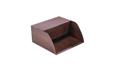 36" Copper Radius Scupper