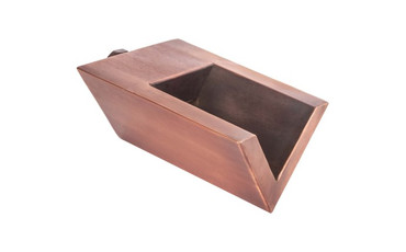 6" Copper V-Shaped Scupper