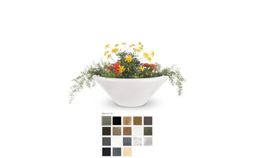 24" Ash Cazo Bowl GFRC Concrete Planter