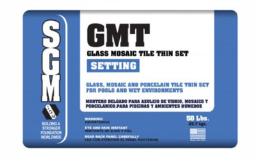 50 lb Glass Mosaic Tile Thin-Set Mortar White