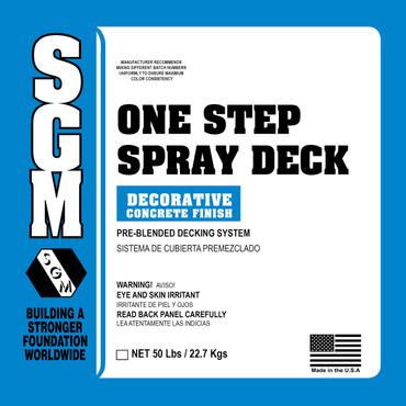50 lbs Almond One-Step Spray Deck Color Powder
