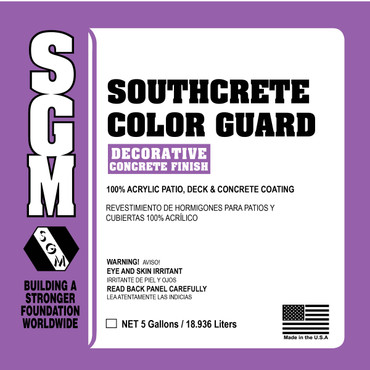 5 gals Southcrete Ivory Color Guard Concrete Stain and Sealer