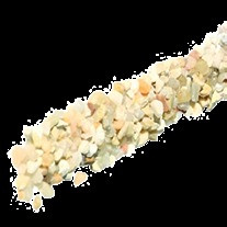 50 lbs Small Quartz Accent Pebbles Gold