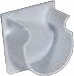 White End Plug for 2-inch Paver Drain