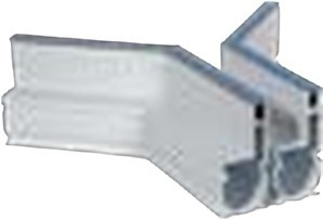 Streamline 45 Degree Inside Corner Fitting PVC Gray