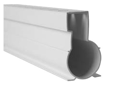 8 ft Tan Drain-A-Way System II Deck Drain PVC