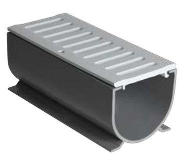 3-inch Water Hog Deck Drain 6 ft White