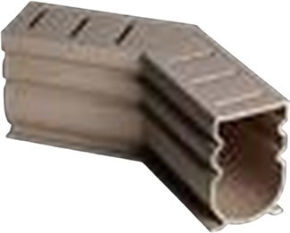 2-inch White Square 45 Degree Fitting PVC