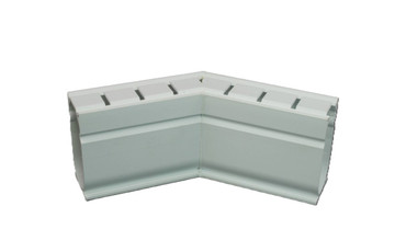 45 Degree ELL Channel Drain White