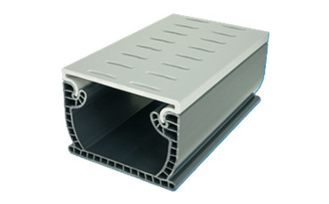 10' x 4.5" Flowmaster A/T Commercial Deck Drain with Aluminum Top White