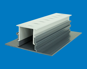 10' White Mini Paver Drain