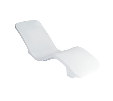 Taupe R-Series Rotomolded In-Pool Lounge Chair