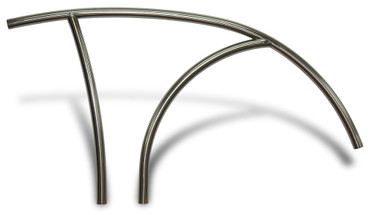 67" Marine Grade Stainless Steel Artisan Deck Mount Stair Rail
