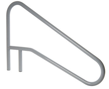 54" Marine Grade Angled Deck Mounted Stair Rail