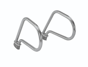 19" Marine Grade Stainless Steel Gibraltar Ring Handrail Pair