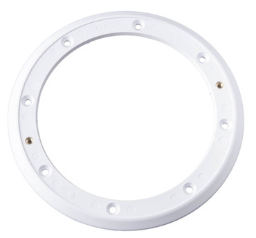 White JZ- Style Vinyl Main Drain Ring