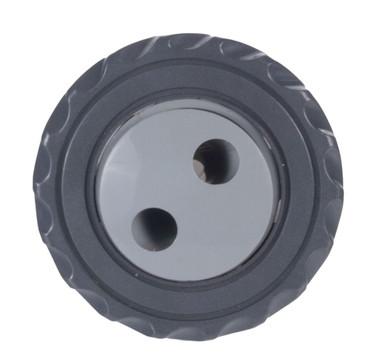 SpaMaster 2-1/2 Inch White Scalloped Pulsator Jet Internal with 3-1/2 Inch Flange