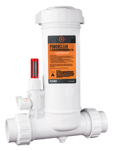 Powerclean Tab Ultra VS In-Line Chlorinator with Clear Glass Lid