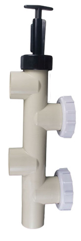HydroSeal 2 Inch Black Slide Valve Assembly (Pentair 263064)
