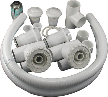 Gray Directional Step Jet Kit with 2 Jets