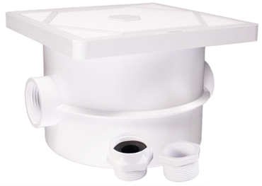 Deck Mount Pool Electrical Junction Box White
