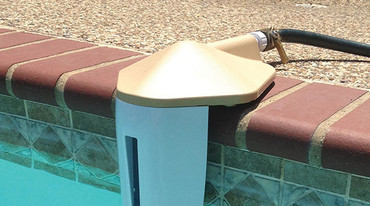 Aqua Level Portable Auto Leveler with Tan Lid for Inground Pool