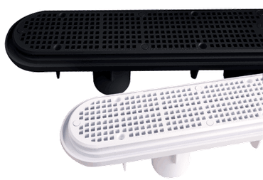 32 Inch White/Tan Channel Drain and Sump