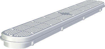32 Inch Tan Channel Main Drain Cover with Frame