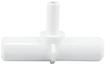 3/4 Inch Smooth Barb x 3/8 Inch Smooth Barb 2-Port Tee