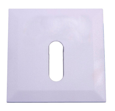 3.5 Inch White Square Deck Jet Cover