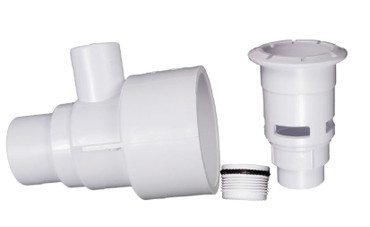 2.5 Inch White SpaMaster Straight Gunite Jet Body