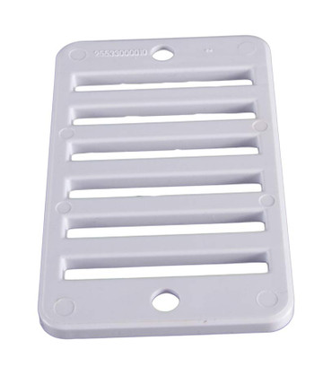 2 Inch x 4 Inch Black Rectangular Pool Grate with Screws