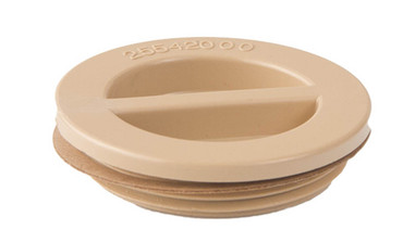 1.5 Inch MPT Gray Flat Pool Plug with Gasket