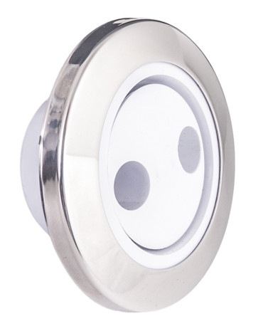 1.5 Inch Stainless Steel/Gray Spa Master Pulsator Therapy Jet Internal