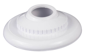 1.5 Inch White Directional Flow Outlet Threaded with Flange