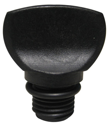1/4 Inch Black Challenger Style Pump Plug