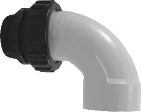 2 Inch MPT PRO Tools 90 Degree Ell High Temp Union