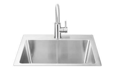 Bull 24" Dual Mount Premium Sink with SS Faucet