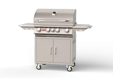 Bull 30" Stainless-Steel Natural Gas Angus Cart Gas Grill - 4 Burner
