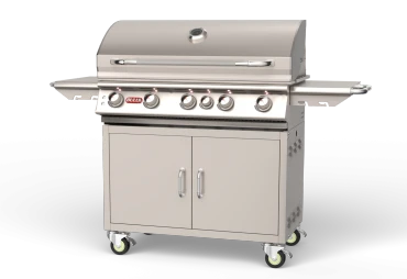 Bull 38" Natural Gas Brahma Complete Cart Five Burner Gas Barbecue