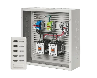 Bull Dual Heater Contractor Panel w/ Digital Timer for Bull Power Warm Infared Heater