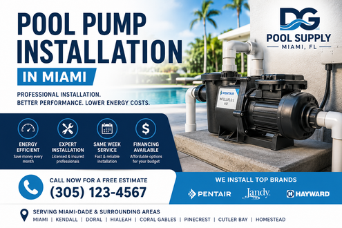 Pool Pump Installation in Miami