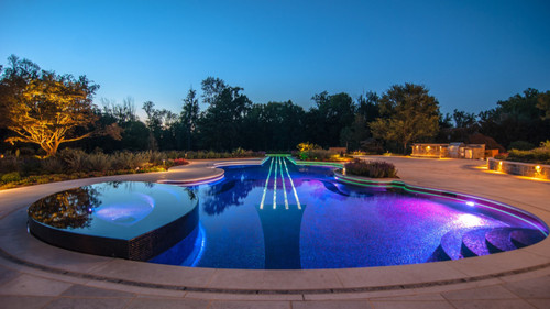 Diamond Brite Super Blue Pool Plaster Finish.