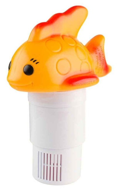 DG Pool Products Chlorine Floater, Floating Chlorine Dispenser Goldfish